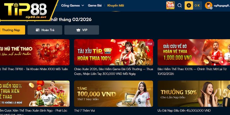Điều khoản tham gia khuyến mãi TIP88