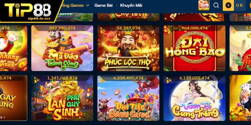 Hướng dẫn quy trình chơi slot game TIP88 cho tân thủ